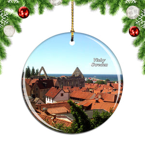 Sweden Visby Christmas Ornament