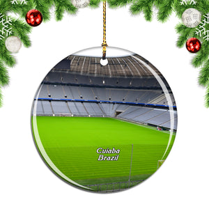 Brazil Arena Pantanal Cuiaba Christmas Ornament