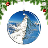 Switzerland Matterhorn Zermatt Christmas Ornament