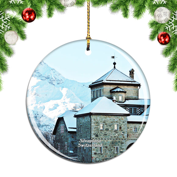 Switzerland Silvaplana Christmas Ornament