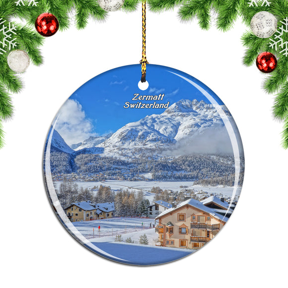 Switzerland Zermatt Christmas Ornament