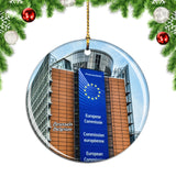 Belgium Brussels European Commission Christmas Ornament