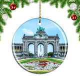 Belgium Brussels Park Triumphal Arch Christmas Ornament