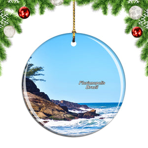 Brazil Beach Florianopolis Christmas Ornament