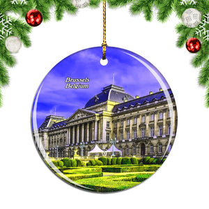 Belgium Royal Palace Brussels Christmas Ornament