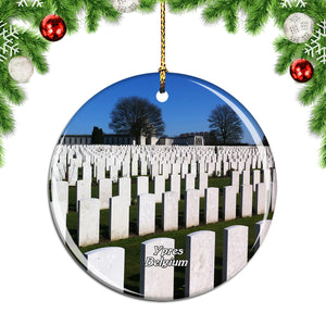 Belgium World War Ypres Christmas Ornament