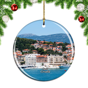 Croatia Split Christmas Ornament