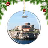 France Marseille If Island Castle Christmas Ornament