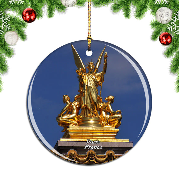 France Paris Opera Garnier Christmas Ornament