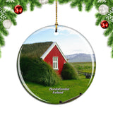 Iceland Bordafjordur Christmas Ornament