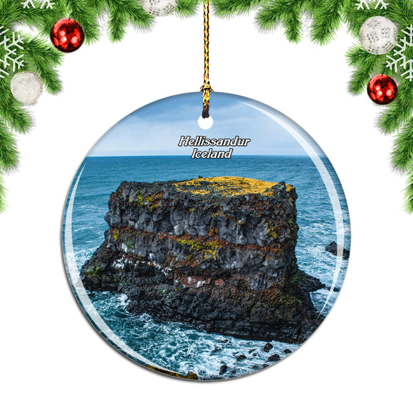 Iceland Hellissandur Christmas Ornament