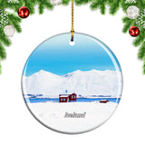 Iceland House Christmas Ornament