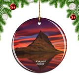 Iceland Kirkjufell Aurora Christmas Ornament