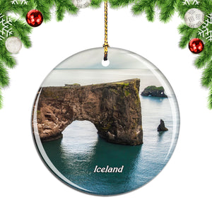 Iceland Rock Christmas Ornament