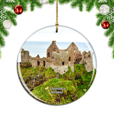 Ireland Dunlunce Castle Christmas Ornament