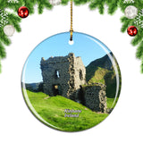 Ireland Kinbane Castle Christmas Ornament