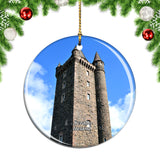 Ireland Scrabo Tower Christmas Ornament