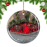 Ireland Temple Bar Dublin Christmas Ornament