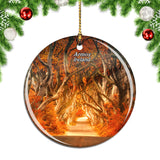 Ireland The Dark Hedges Armoy Christmas Ornament