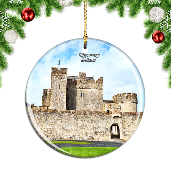 Ireland Tipperary Castle Christmas Ornament