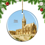 Malta Gozo Cathedral Christmas Ornament