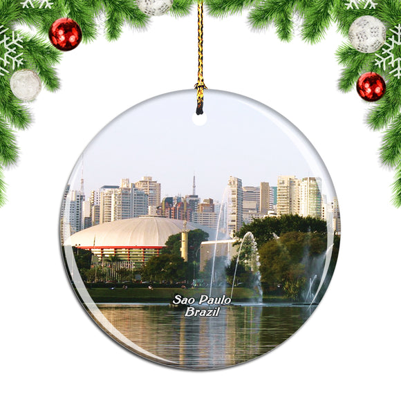 Brazil Ibirapuera Park Sao Paulo Christmas Ornament