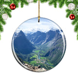 Norway Romsdalseggen Andalsnes Christmas Ornament