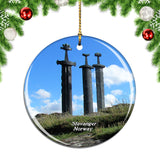 Norway Three Swords Stavanger Christmas Ornament