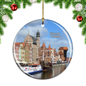 Poland Gdansk Christmas Ornament