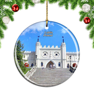 Poland Lublin Castle Christmas Ornament