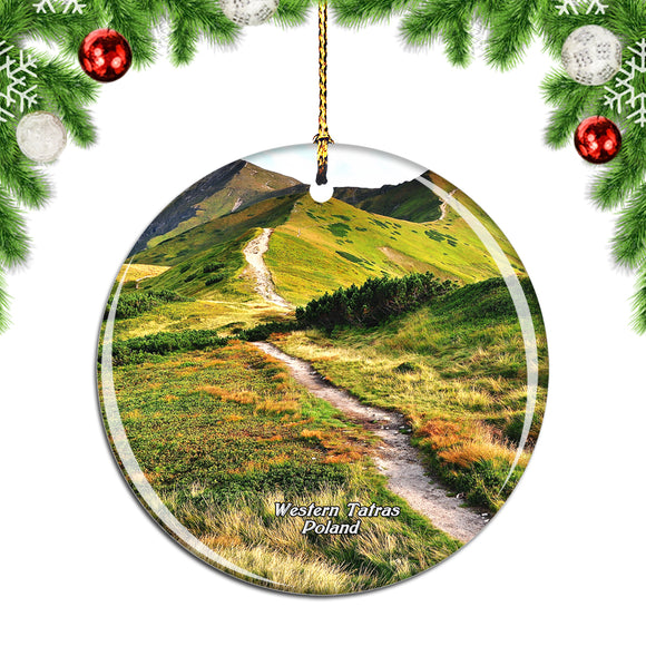 Poland Western Tatras Mountains Christmas Ornament