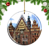 Poland Wroclaw Christmas Ornament