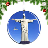 Brazil Jesus Christ's Statue Rio de Janeiro Christmas Ornament