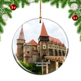 Romania Castle Iron Market Transylvania Christmas Ornament