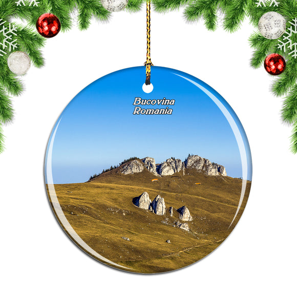 Romania Mountain Rarau Bucovina Christmas Ornament