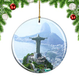 Brazil Jesus Christ's Statue Rio de Janeiro Christmas Ornament