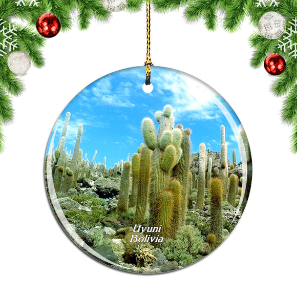 Uyuni Bolivia Christmas Ornament