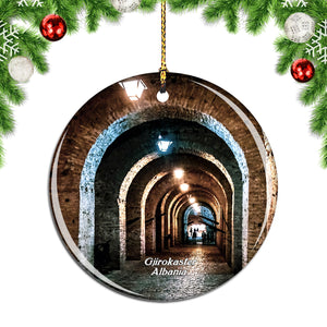 Albania Castle Gjirokaster Christmas Ornament