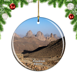 Algeria Assekrem Christmas Ornament