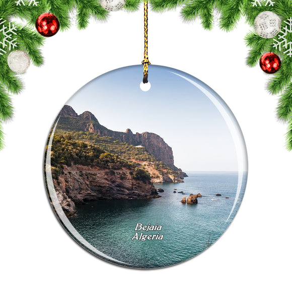 Algeria Bejaia Christmas Ornament