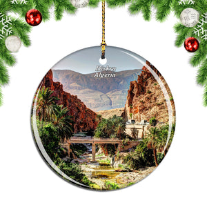 Algeria Biskra Christmas Ornament