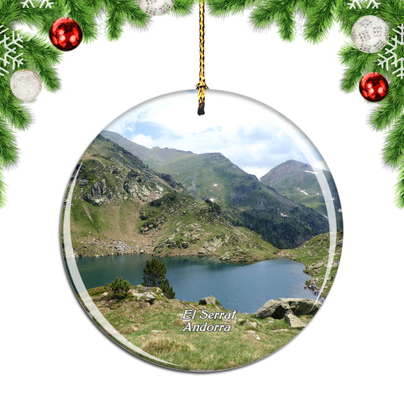 Andorra El Serrat Christmas Ornament