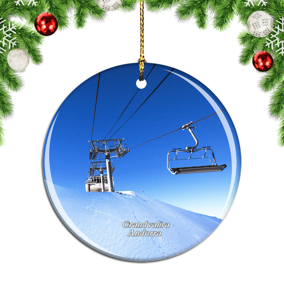 Andorra Grandvalira Christmas Ornament