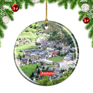 Andorra Christmas Ornament