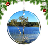 Australia Fraser Island Lake McKenzie Christmas Ornament