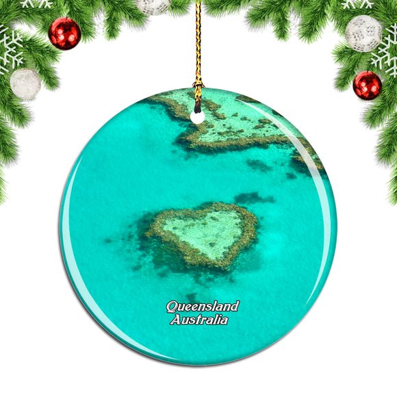 Australia Great Barrier Reef Queensland Christmas Ornament