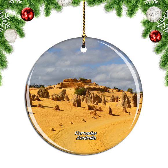 Australia Nambung National Park Cervantes Christmas Ornament