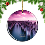 Australia Princes Pier Melbourne Christmas Ornament