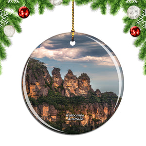 Australia Three Sisters Katoomba Christmas Ornament