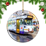 Australia Tram Melbourne Christmas Ornament